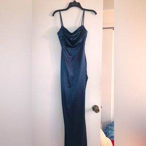 High slit satin dress from Windsor